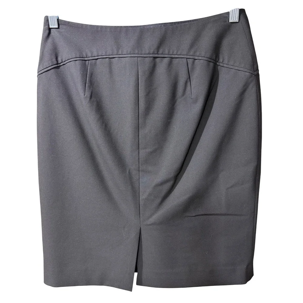 The Limited Black Collection Gray Pencil Skirt Sz 8 Professional Workwear Office